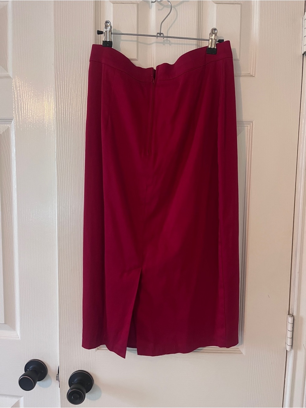 Vixen by Micheline Pitt Red Pencil Skirt - Picture 3 of 4